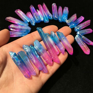 Aura đá thạch anh tự nhiên nhiều màu 50g