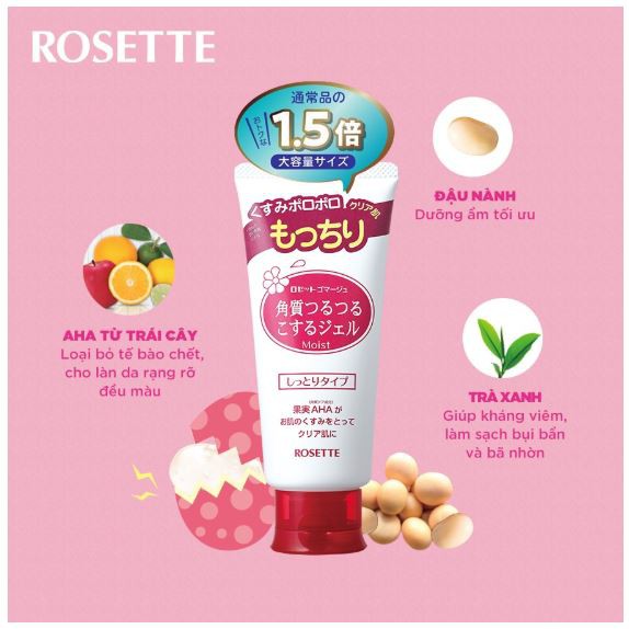 [Mã COSHOT15 hoàn 8% xu đơn 250K] [MINISIZE] Tẩy Tế Bào Chết Dành Cho Da Khô Rosette Gommage Moist Mini Tube 25g | BigBuy360 - bigbuy360.vn