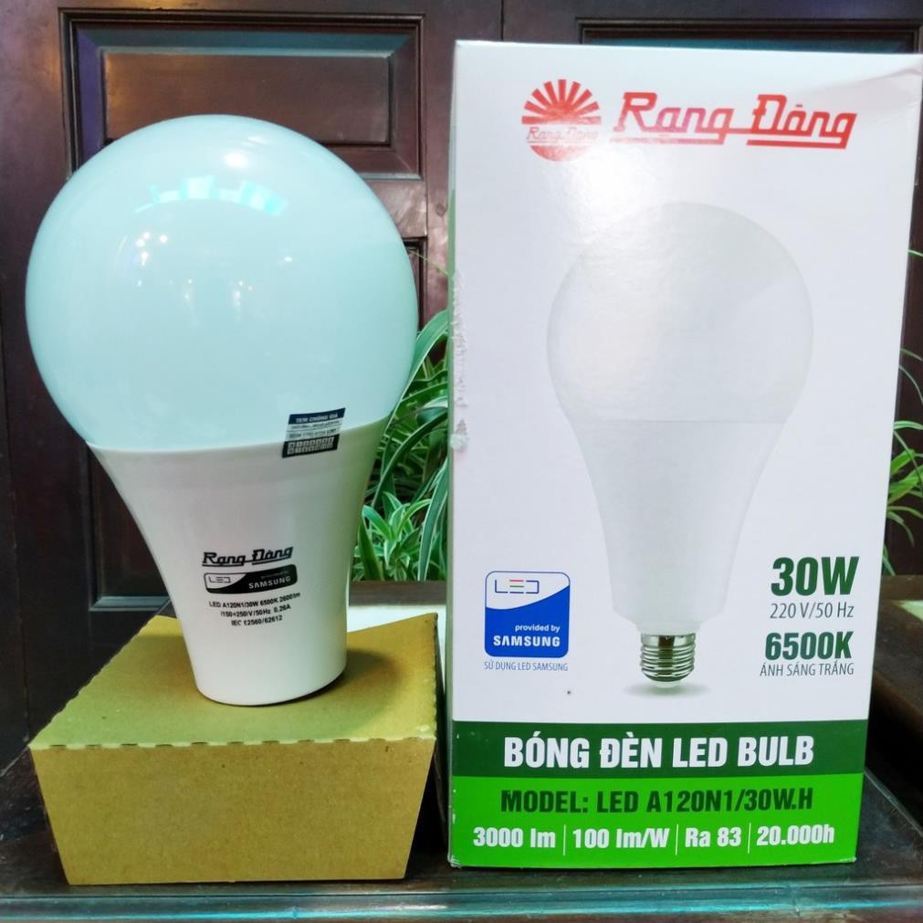 Bóng LED BULB tròn rạng đông 3w 5w 9w 12w 15w 20w 30w tiết kiệm điện