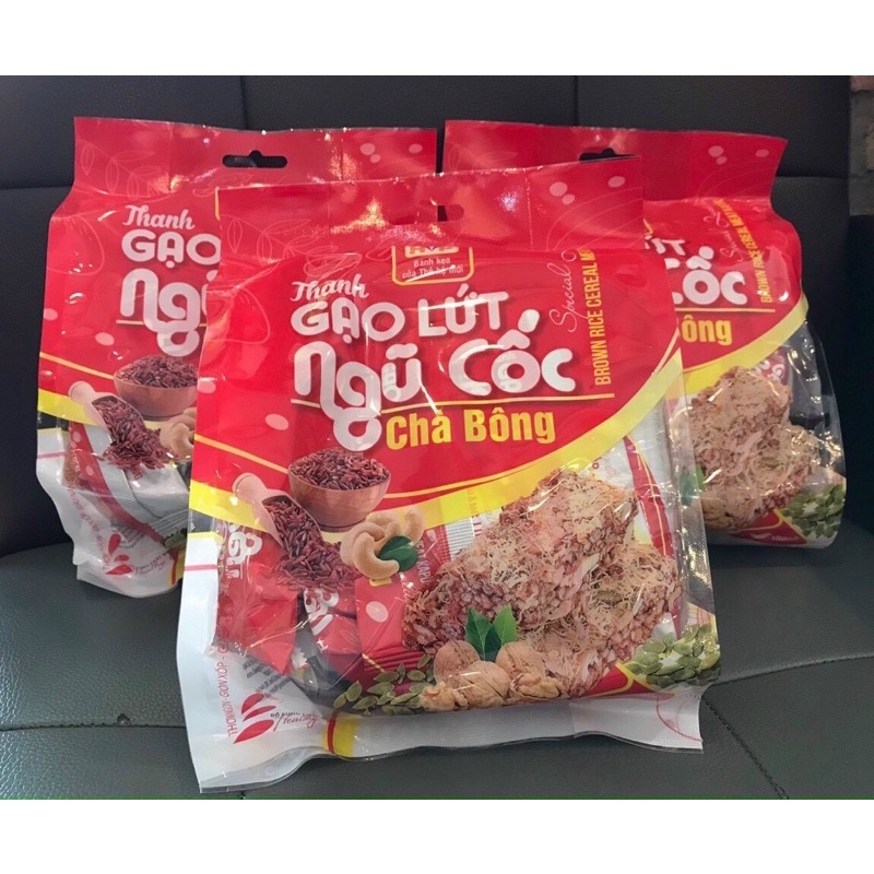 Thanh Cơm Gạo Lứt Ngũ Cốc Chà Bông, Rong Biển 200g