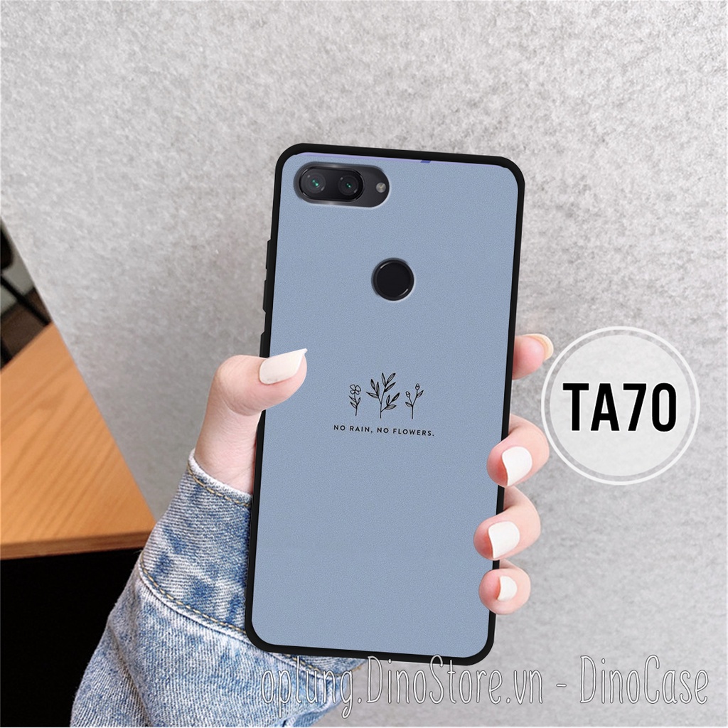 Ốp lưng Xiaomi Mi 8 - Mi 8 SE - Mi 8 Lite - Ốp điện thoại Xiaomi lưng cứng viền silicon hình hoa nữ tính nhẹ nhàng.