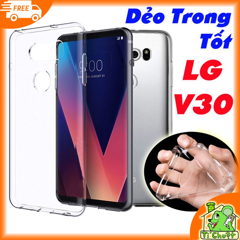 [Loại Tốt-Ảnh Thật] Ốp lưng LG V30 Silicon Dẻo Trong Suốt