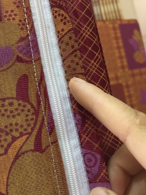 Vỏ áo bọc đệm loại 3 khúc dày 9cm vải gấm ze các kích thước m2/m6/m8/2m2