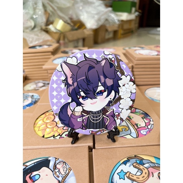 Lót ly gốm vtuber Luxiem Noctyx Shoto