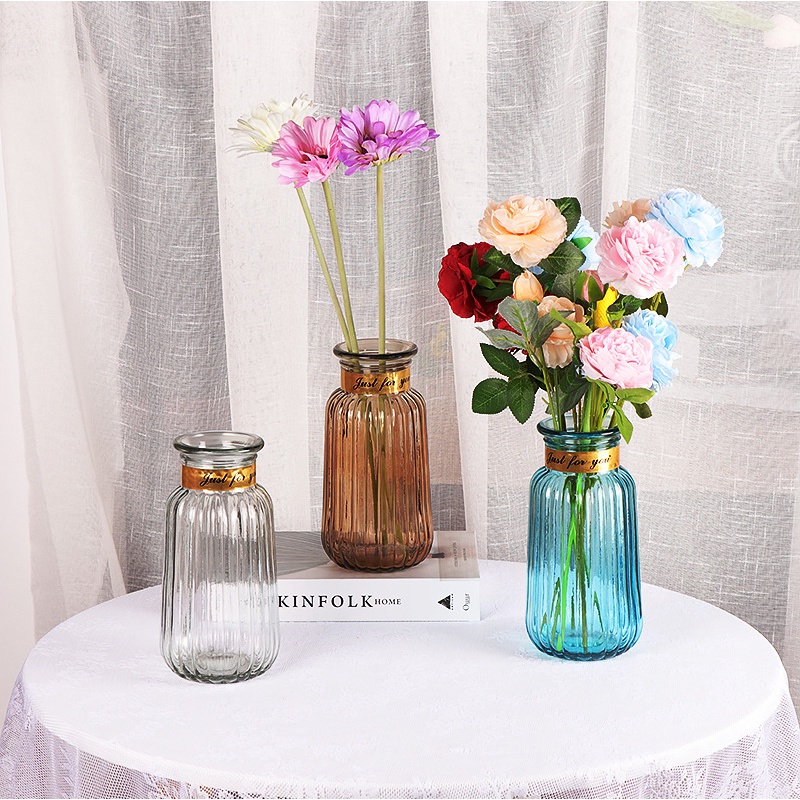 Bình hoa - Lọ hoa thủy tinh - Phong cách Bắc Âu sáng tạo - Decor trang trí nhà cửa