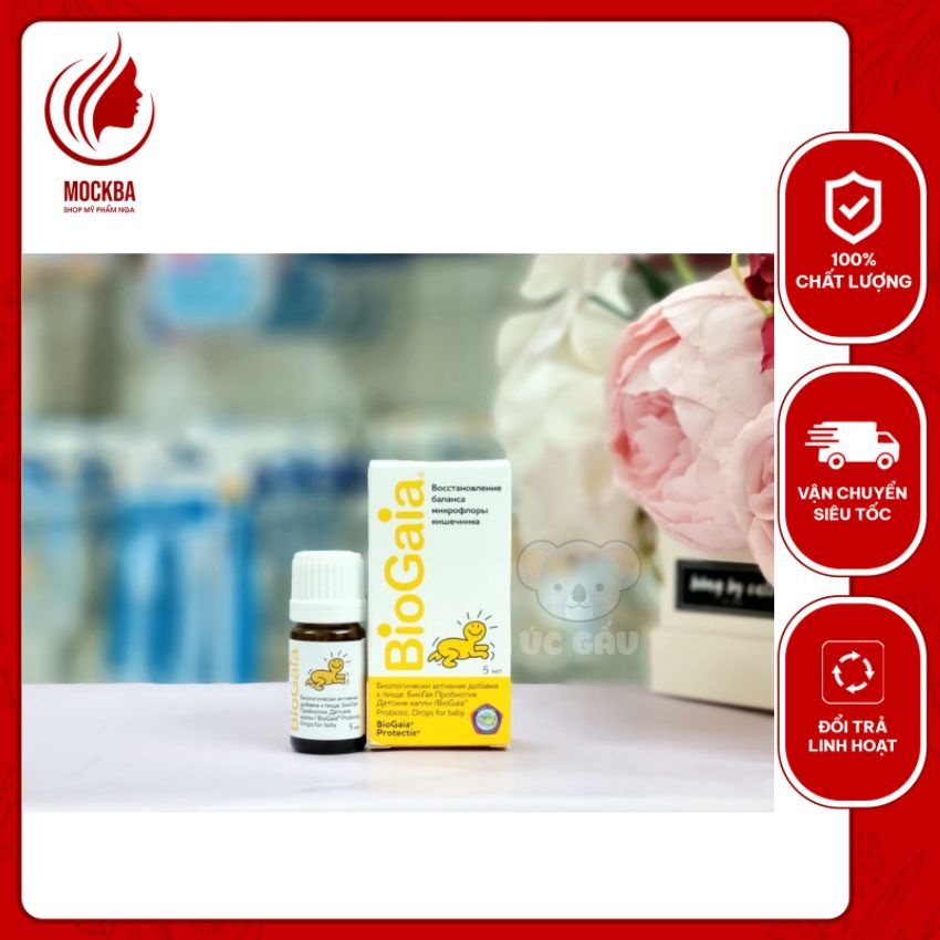 Men vi sinh Biogaia Protectis nhập khẩu Nga, men tiêu hóa chính hãng thành phần tự nhiên ổn định hệ tiêu hóa cho bé
