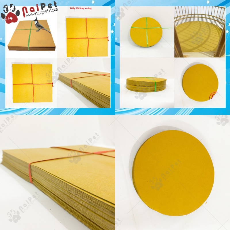 Giấy Lót Lồng Chim Chào Mào Khuyên Mi THD004 1kg