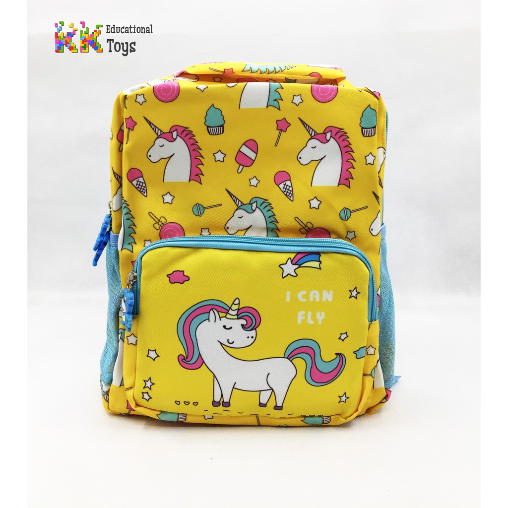 Đồ dùng học sinh: Ba lô mẫu giáo hình ngựa Pony đáng yêu (Ba lô siêu nhẹ) - KKStore