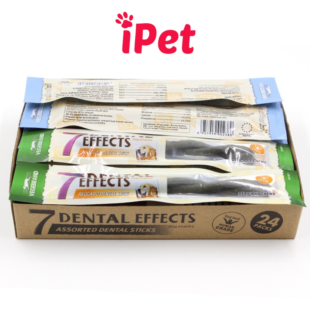 Xương Gặm Dinh Dưỡng Cho Chó Sạch Răng 7 Dental Effects - iPet Shop