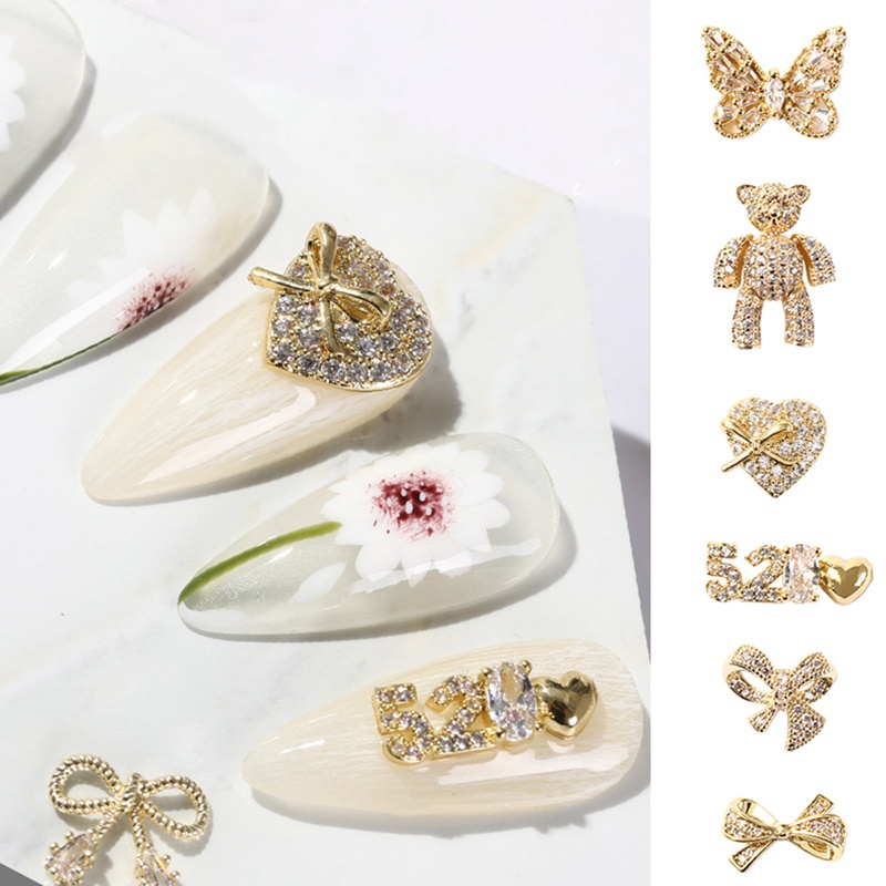 [Hàng mới về] Phụ kiện 3D trang trí móng tay nghệ thuật xinh xắn