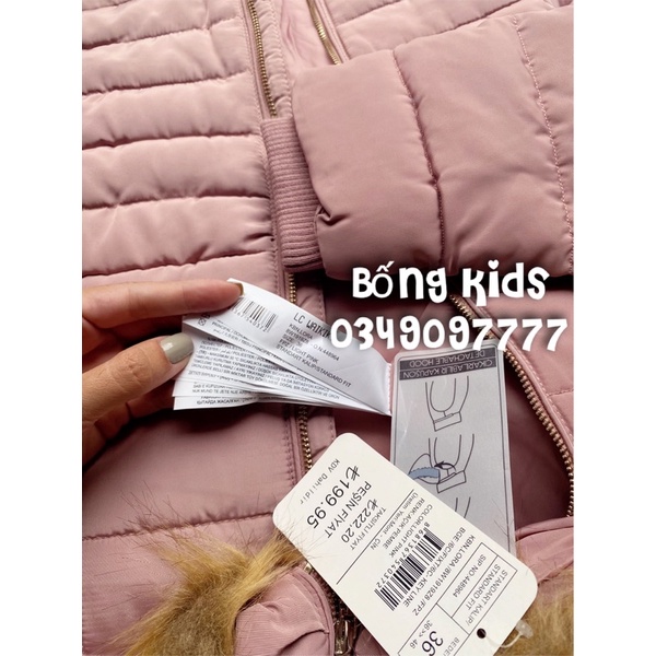 Áo Parka Phao Nữ Hồng Đỗ LC(có lỗi nhẹ) | BigBuy360 - bigbuy360.vn