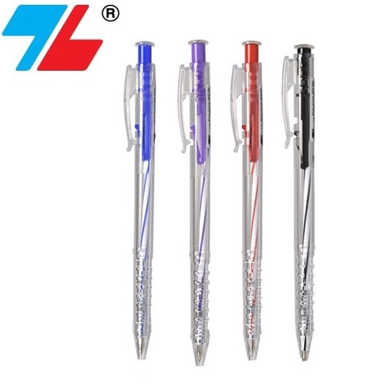 Bút bi Thiên Long TL-027 ngòi 0.5mm / Bút TL027 nét nhỏ I Ruột thay thế BPR-06