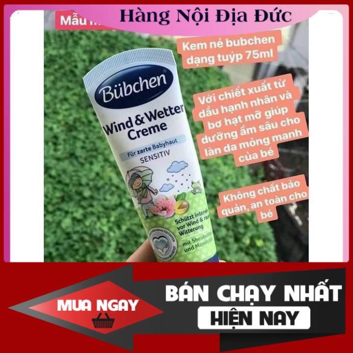 Kem dưỡng da chống nẻ dưỡng ẩm toàn thân buchen wind & wetter Creme 75ml chính hãng đức dành cho trẻ em trẻ sơ sinh