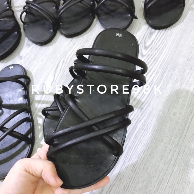 Dép cao su quai chéo siêu bền