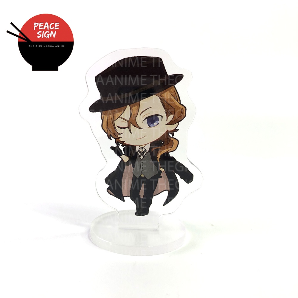 ( Mini ) Standee Bungou Stray Dogs VĂN HÀO LƯU LẠC Tượng Acrylic mô hình anime chibi trang trí trưng bày mô hình