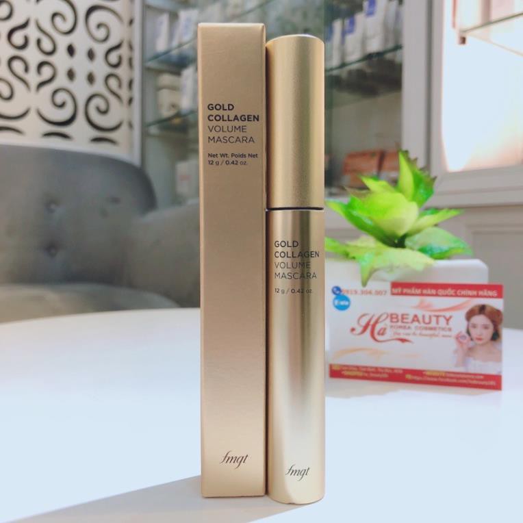 [The Face Shop AUTH] Mascara làm Dày và Dưỡng Mi GOLD COLLAGEN MASCARA VOLUME 12g TFSN20 | BigBuy360 - bigbuy360.vn