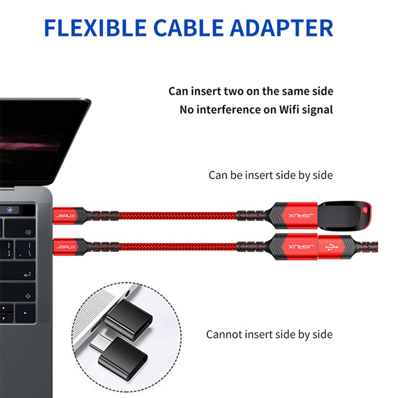 Cáp Otg JSAUX Usb C 3.0 Tiện Dụng Chất Lượng Cao