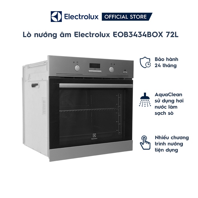 Lò nướng âm Electrolux EOB3434BOX 72L