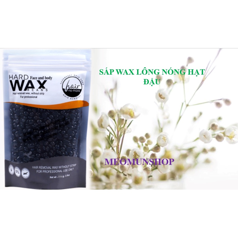 Sáp Wax Lông Nóng HARD WAX BEANS 100G chuẩn dùng cho nồi Sáp