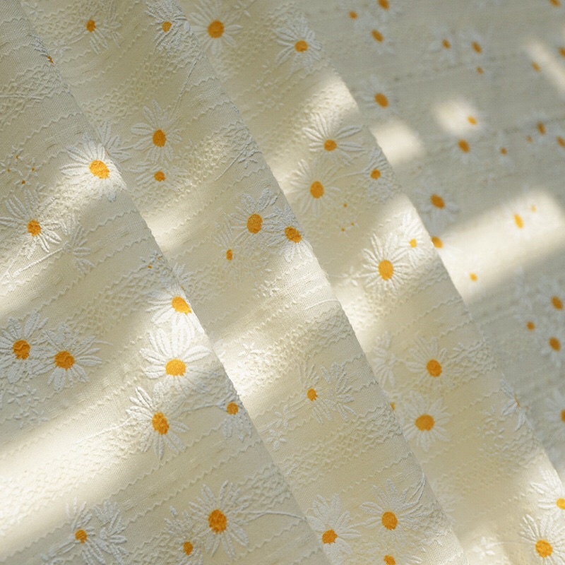 Khăn trải bàn,nền chụp ảnh sản phẩm daisy hoa cúc họa tiết sắc nét