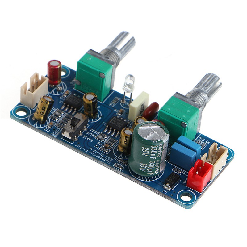 neva* Single Power DC 9-32V Low Pass Filter Bass Subwoofer Pre-AMP Amplifier Board