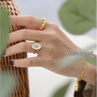 nhẫn vàng style cổ điển sang chảnh thời trang hot trend lên tay cực xinh