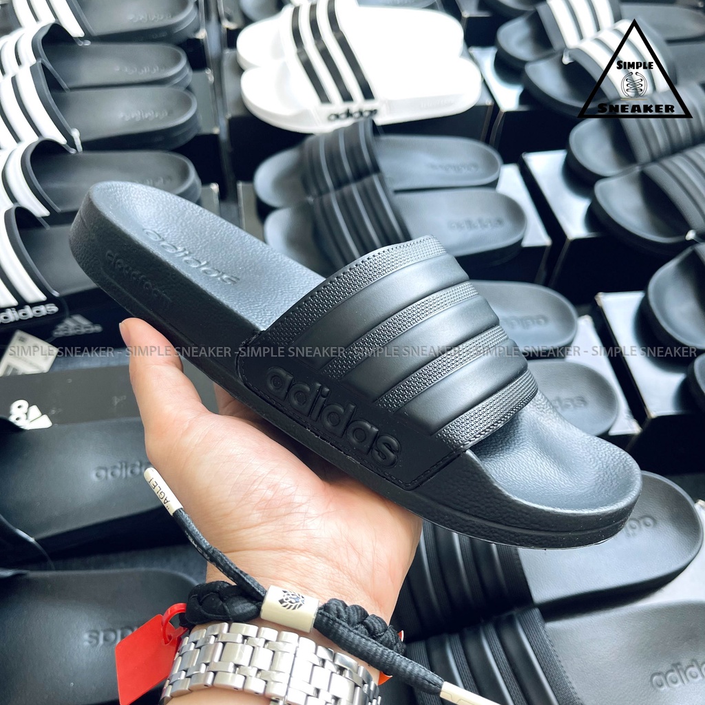 Dép Adidas Shower Chính Hãng FREESHIPAdidas Adilette Cloudfoam Shower Black- Dép Quai Ngang Chống Nước- Simple Sneaker