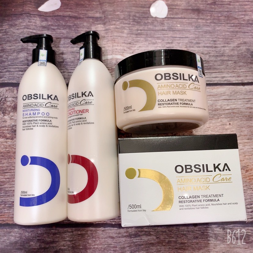 Dầu gội xả siêu dưỡng chất OBSILKA 500ml