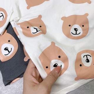 SET 3 ÁO PHÔNG GẤU CHO BÉ COTTON