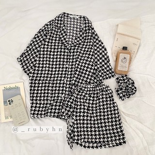Set pyjama 3 chi tiết ( hình thật shop chụp)