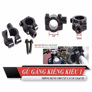 cùm gắn kiếng hậu