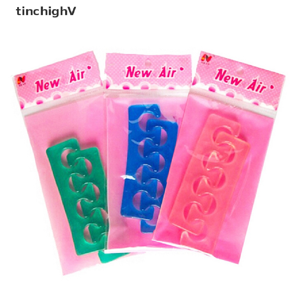 1 Cặp Dụng Cụ Tách Ngón Chân Chất Liệu Silicon Mềm Hỗ Trợ Làm Móng Nghệ Thuật