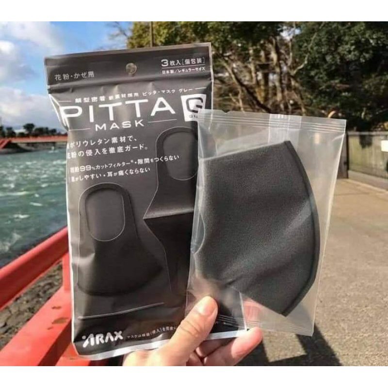 Khẩu trang vải kháng khuẩn 5 lớp Pitta Mask REMAX công nghệ Nhật Bản kháng khuẩn cao cấp