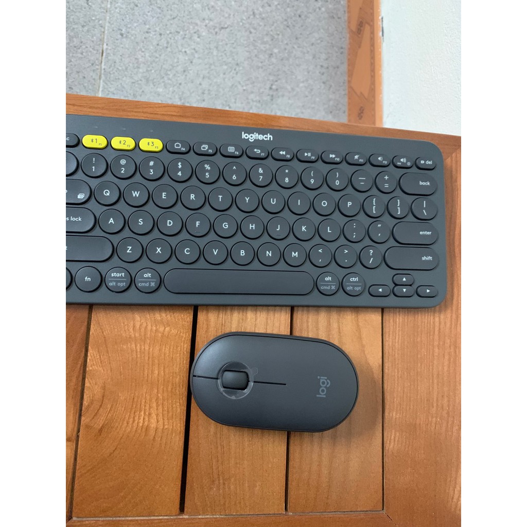 Bàn phím Bluetooth Logitech K380 Multi-Device - Kết nối Bluetooth cùng lúc 3 thiết bị, Thiết kế mỏng nhẹ ( Màu Xám )