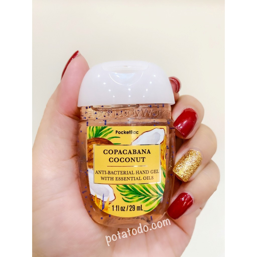Gel rửa tay khô Bath & Body Works PocketBac Copacabana Coconut