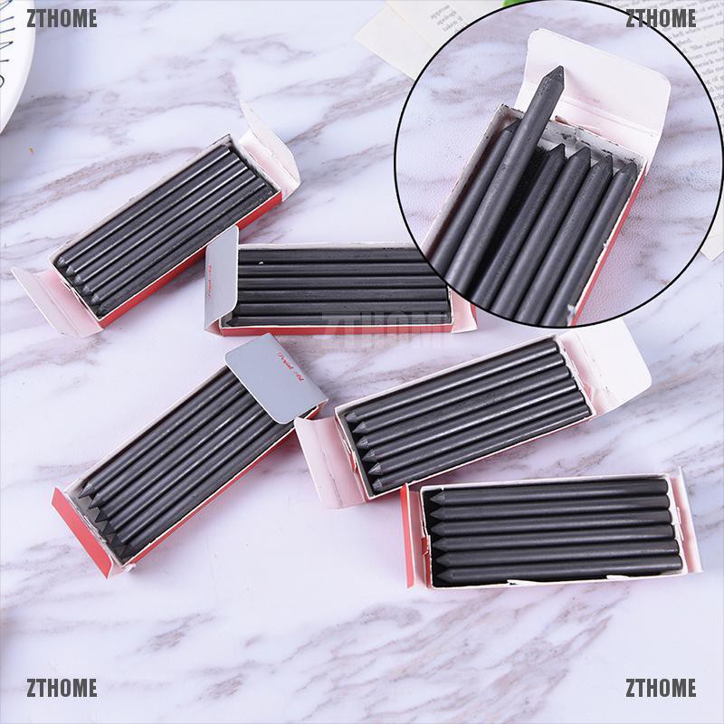 ZTHOME 5.6mm Mechanical Lead Auto Clutch Pencil Holder Refill HB 2B 4B 6B 8B 6Pcs/1 Box