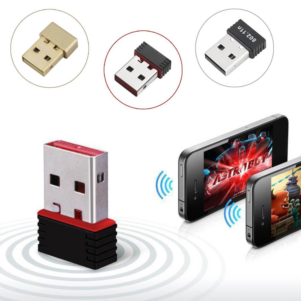 Bộ điều hợp WIFI không dây cổng USB 150Mbps 150M chất lượng cao