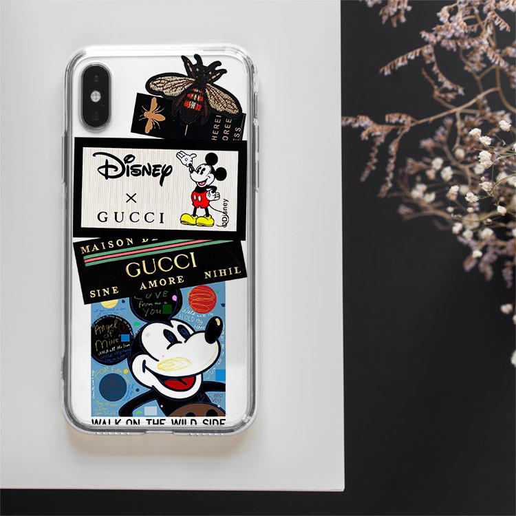 Ốp lưng iphone GUCCI X MICKEY Funny cho Iphone 5 6 7 8 Plus X Xr 11 12 Pro Max JC20200800057