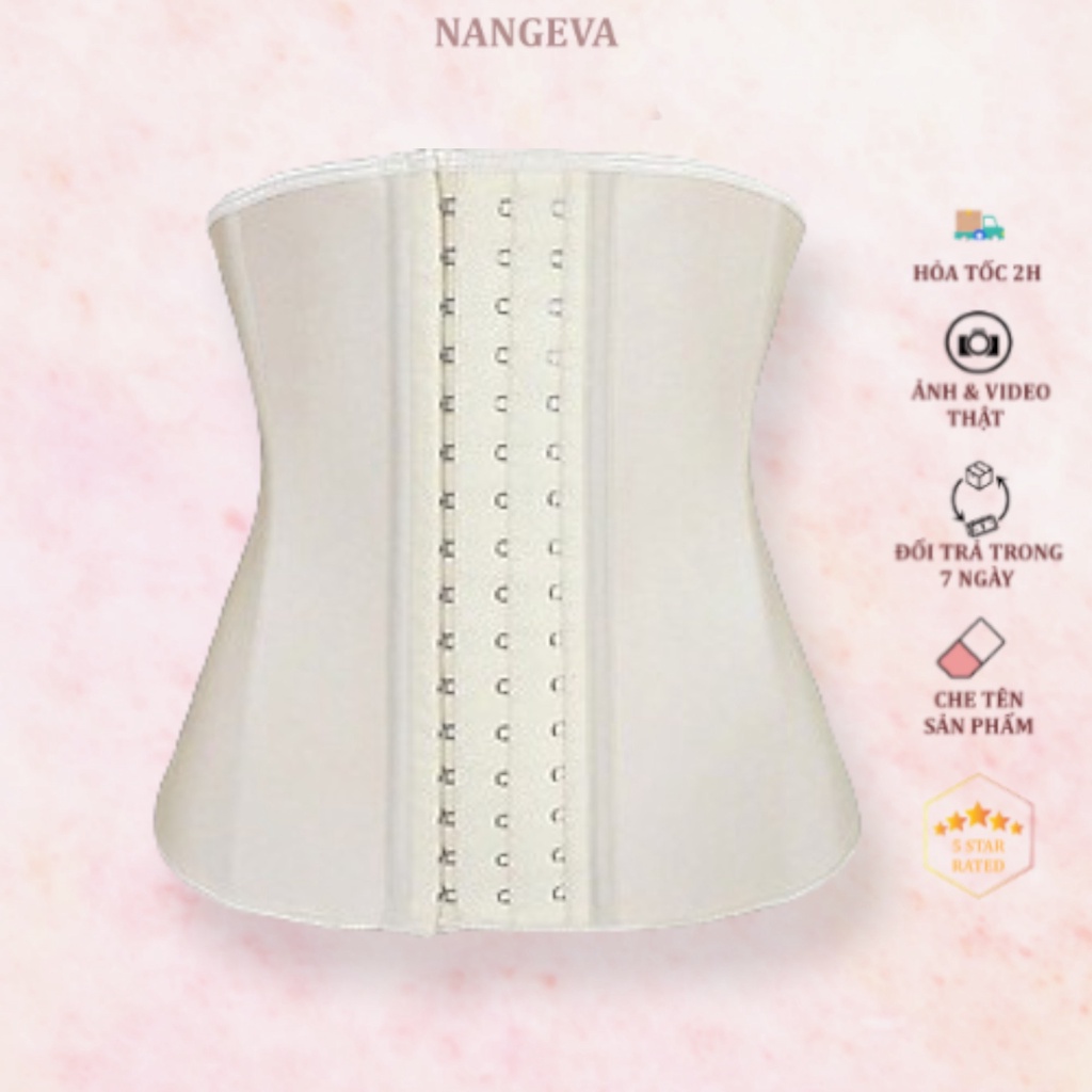 gen nẹp bụng hàng ý Latex 9 xương