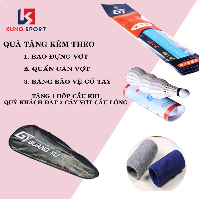 Vợt cầu lông Guang yu 4U chính hãng carbon công thủ toàn diện 82g siêu nhẹ số lượng 1 Cây - V01