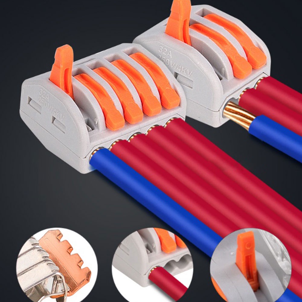 Cút Nối Dây Điện PCT-212 | PCT-213 | PCT-214 | PCT-215 Khớp Nối Dây Thông Nhau