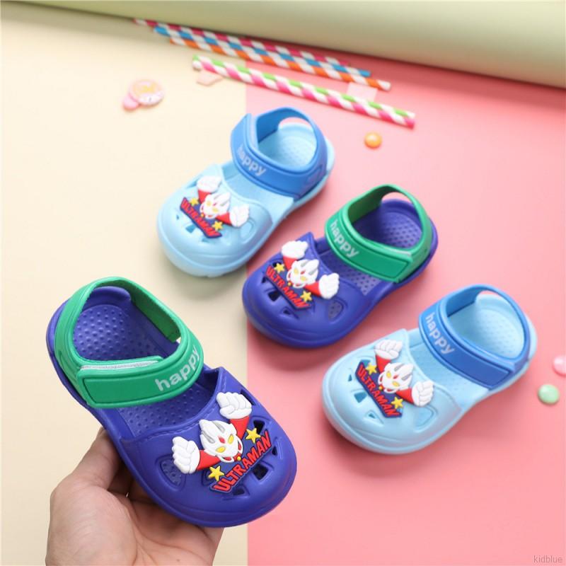 Dép Quai Ngang Màu Trơn Cho Bé Trai