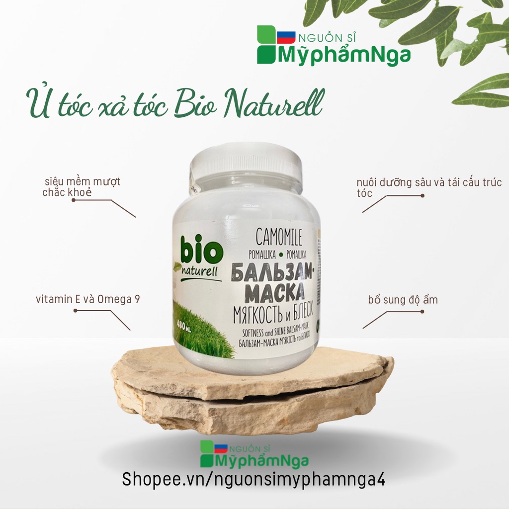 Ủ tóc xả tóc Bio Naturell siêu mềm mượt chắc khoẻ tóc