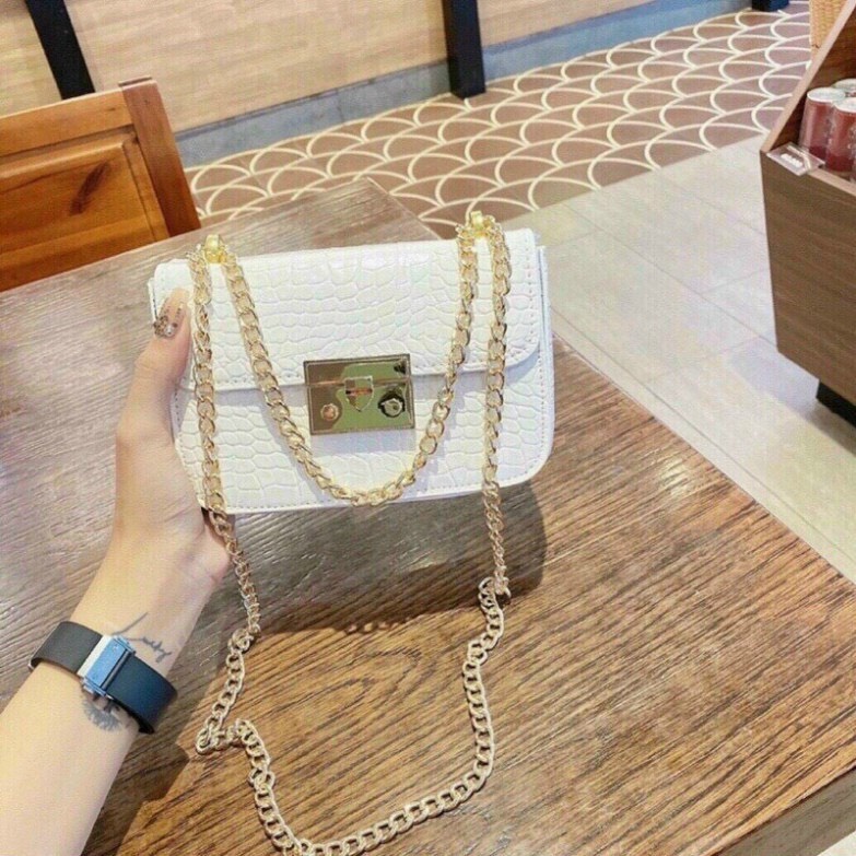 Túi Xách Xữ Đeo Chéo Thời Trang Phong Cách Trẻ Trung Đẹp Cao Cấp _Túi Khuy Nhọn BIBO STORE B21