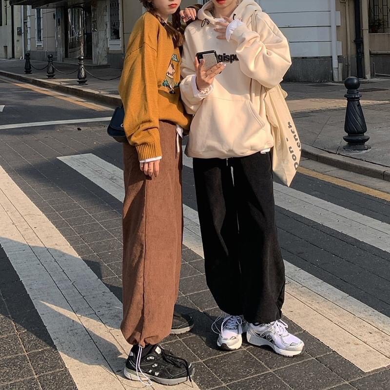 [GIÁ HUỶ DIỆT ] Quần Nhung Chốt Gấu Mặc 2 Kiểu Nhiều Màu | BigBuy360 - bigbuy360.vn