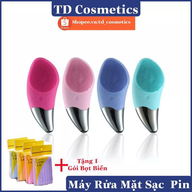 Máy Rửa Mặt Sonic Sạc Pin ( Đủ Màu)