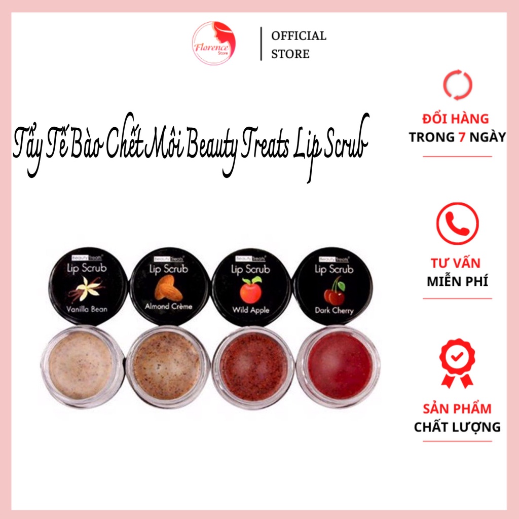 TẨY DA CHẾT môi beauty treats lip scrub – Mỹ