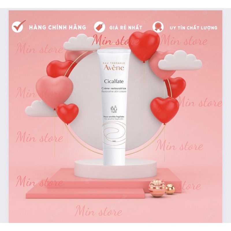 Kem phục hồi Avene Cicalfate, làm lành sẹo và cấp ẩm cho da Avene Cicalfate Restorative Skin Cream