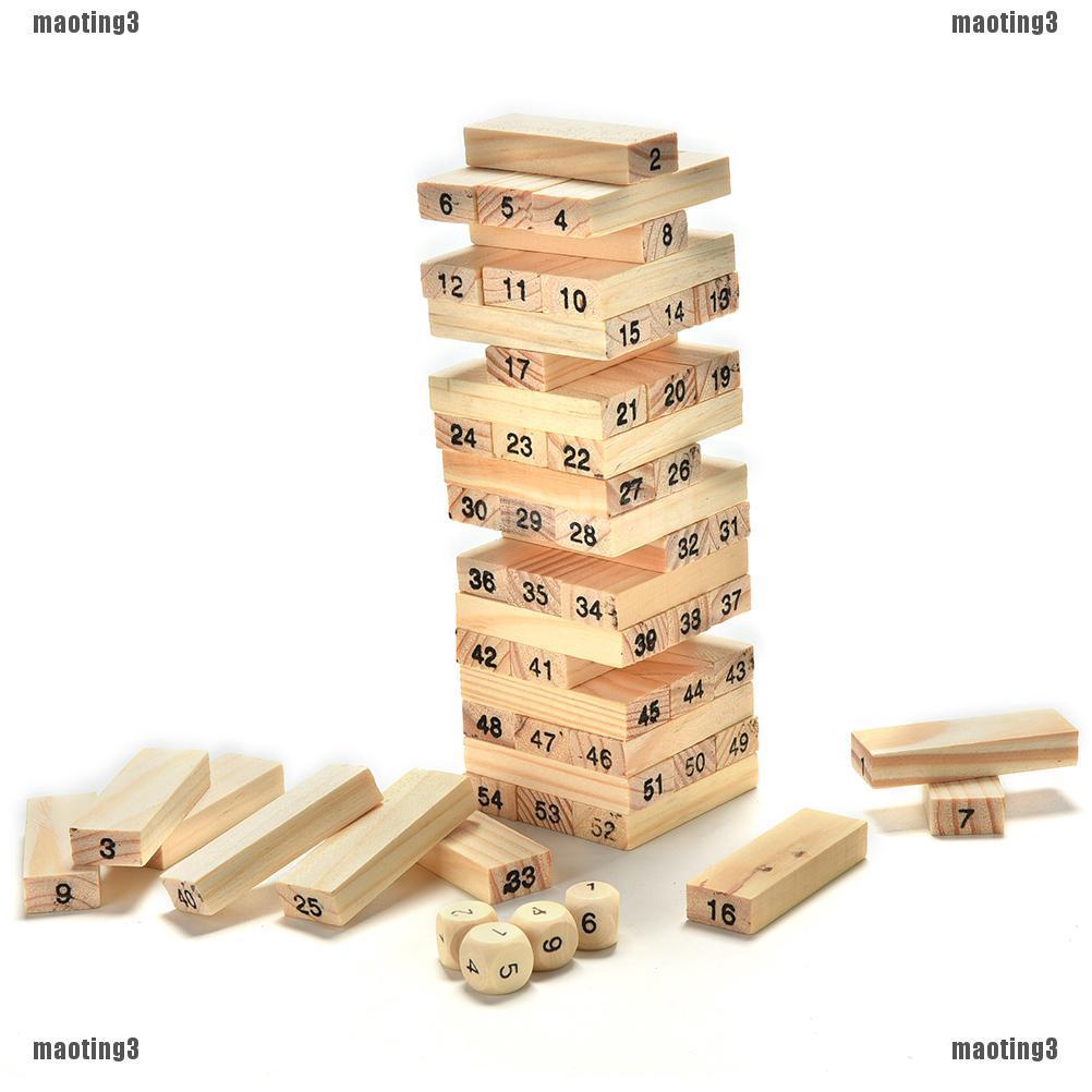 ❤Bộ Đồ Chơi Jenga Bằng Gỗ Vui Nhộn