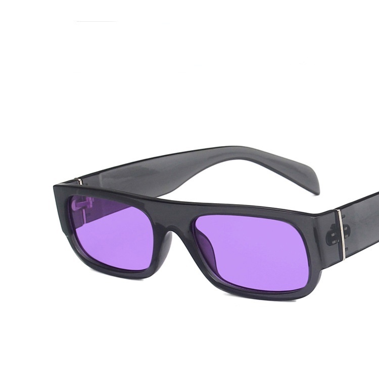 Kính Mát Hình Chữ Nhật Nhiều Màu Sắc Phong Cách Retro Thời Trang Cho Nữ